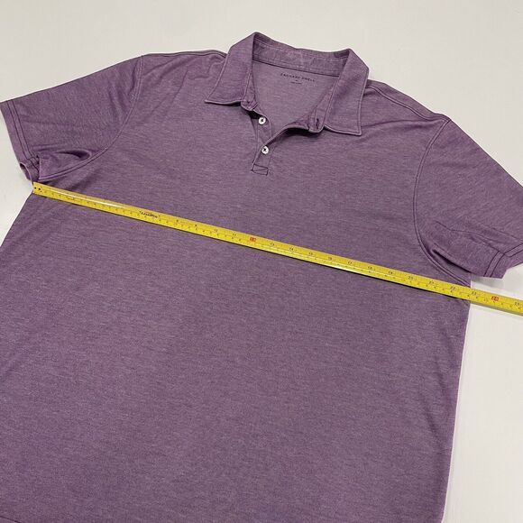 Zachary Prell Men's Short Sleeve Collared Polo Shirt Light Purple Size XL Peru - Picture 4 of 6